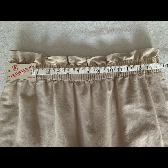 J. Crew Tan City Mini Linen Elastic Waist Skirt - Picture 9 of 10